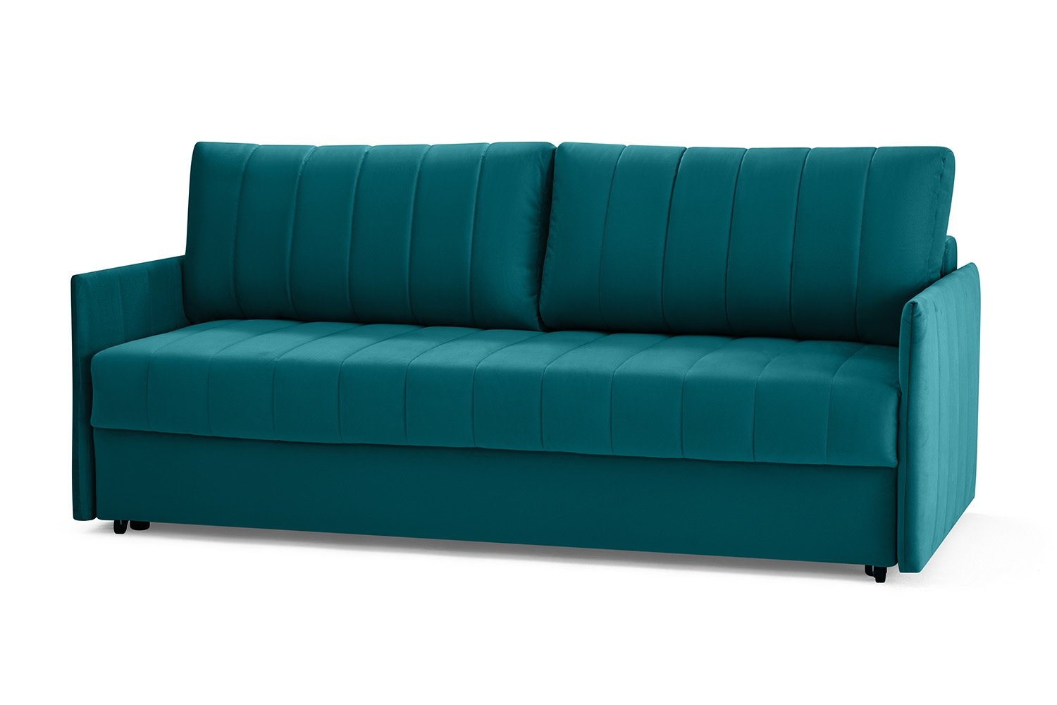 Divan-karavot Pekin, ko'k: uyingiz uchun yagona yechimda nafislik va funksionallik