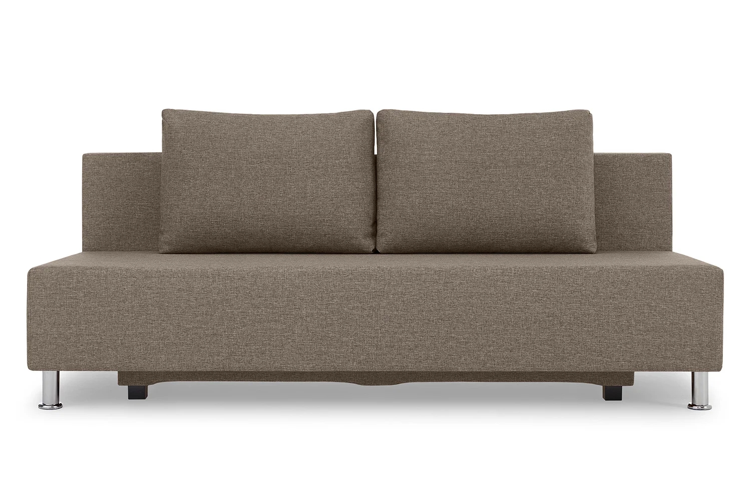 Elegant Divan-karavot Parma jigarrang rangda: Shinam uy uchun ideal yechim