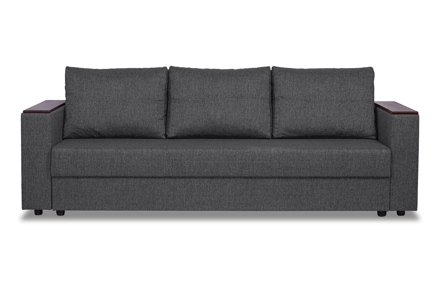 Divan karavoti Atlanta, to'q kulrang