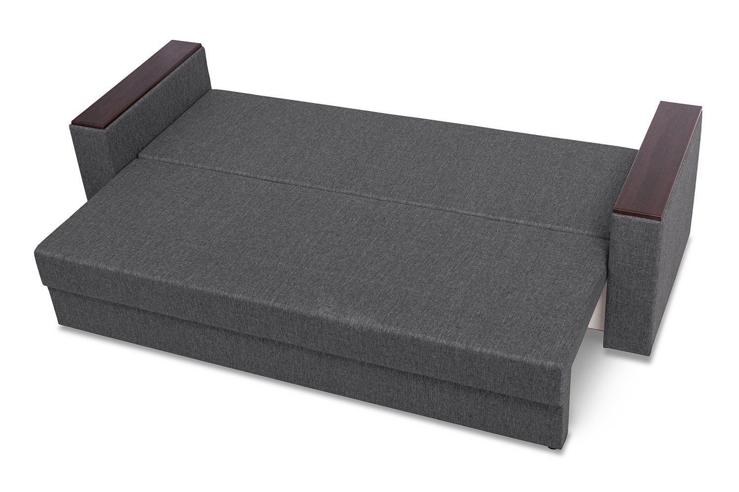 Divan karavoti Atlanta, to'q kulrang