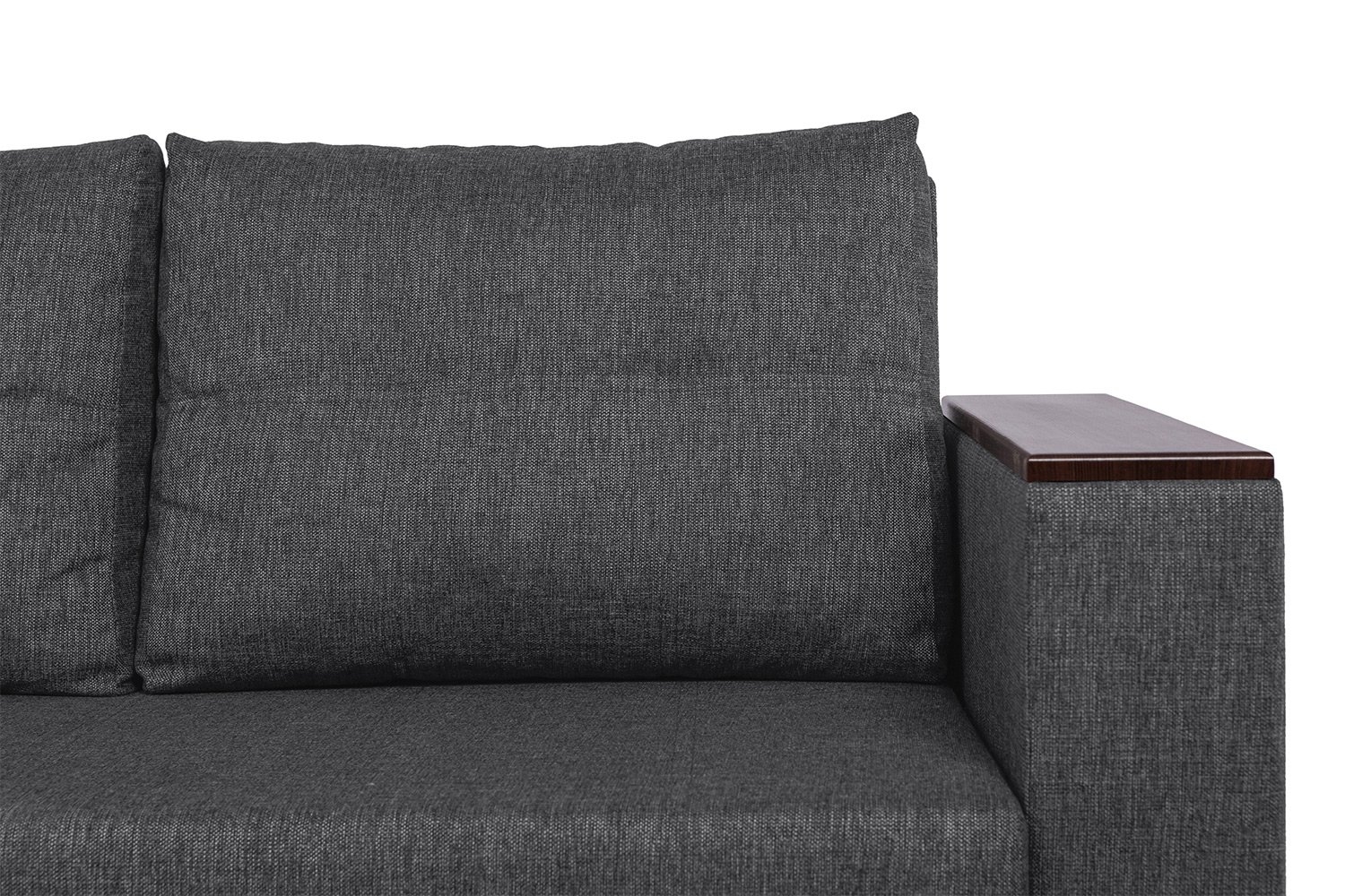 Divan karavoti Atlanta, to'q kulrang