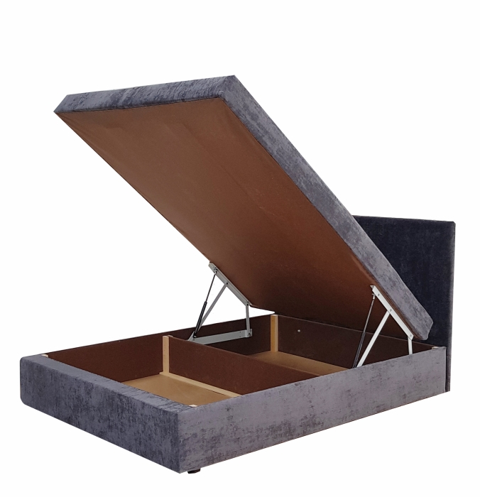 Atlant bed with lifting mechanism, 160x200, velour
