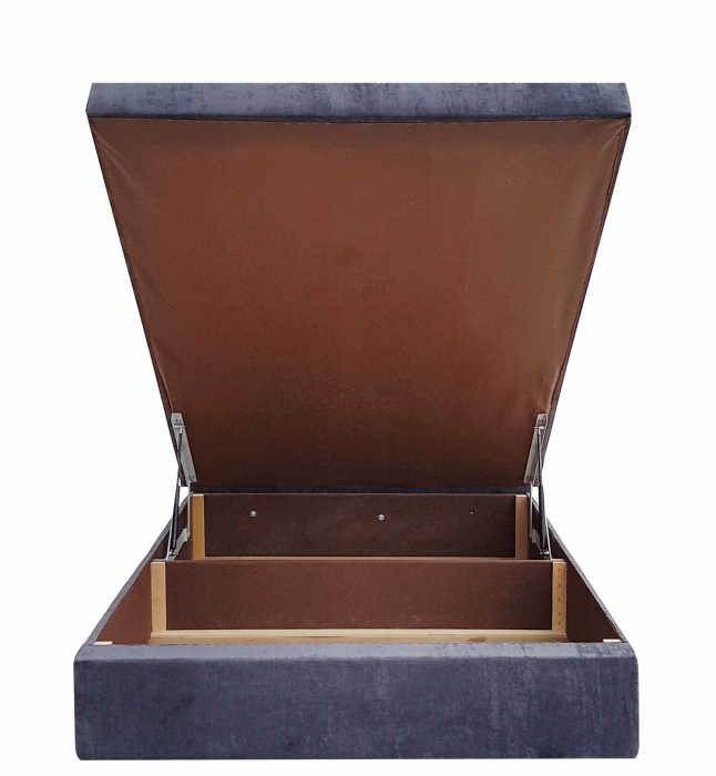 Atlant bed with lifting mechanism, 160x200, velour