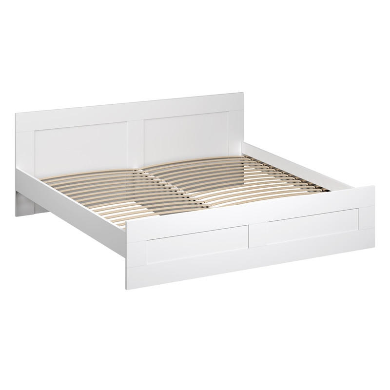 Ortopedik asosga ega "Qirol o'lchamli" to'shak, 200x200