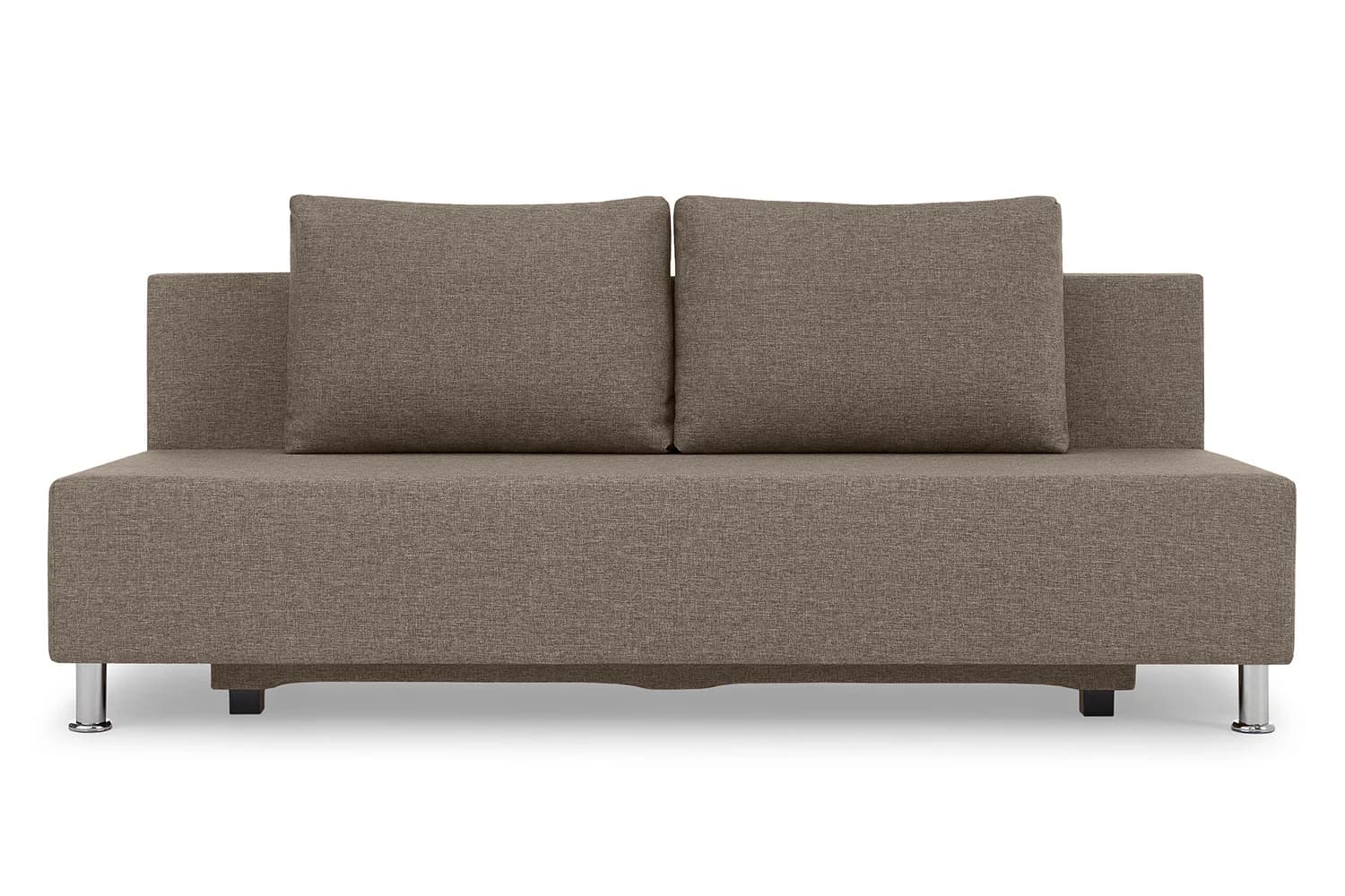 Elegant Divan-karavot Parma jigarrang rangda: Shinam uy uchun ideal yechim