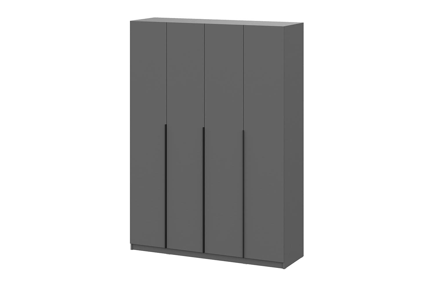 Shkaf SHK 5 / 80,1 x 260 x 50,6 / 2 eshik / qora