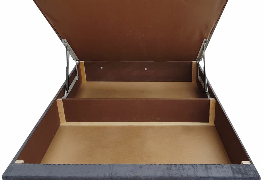 Atlant bed with lifting mechanism, 160x200, velour