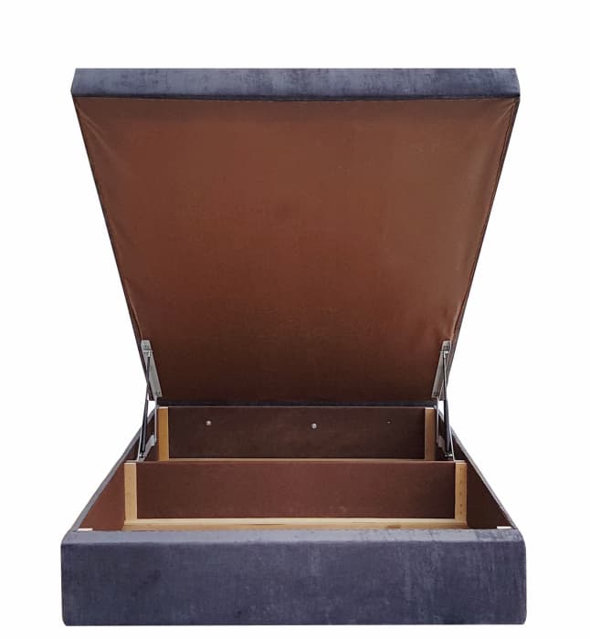 Atlant bed with lifting mechanism, 160x200, velour