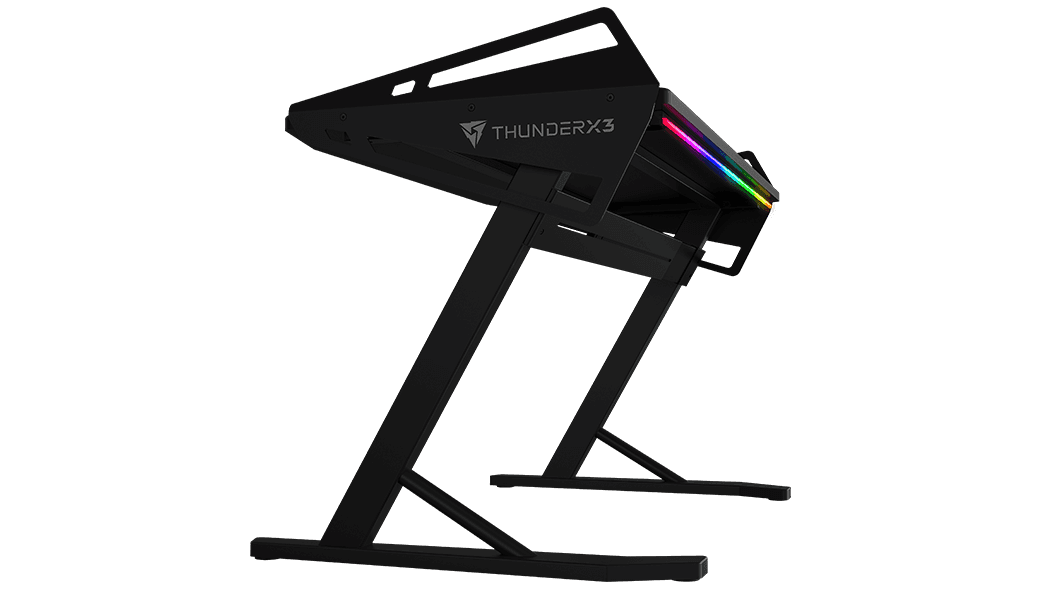 ThunderX3 AD3 HEX o'yin stoli, qora