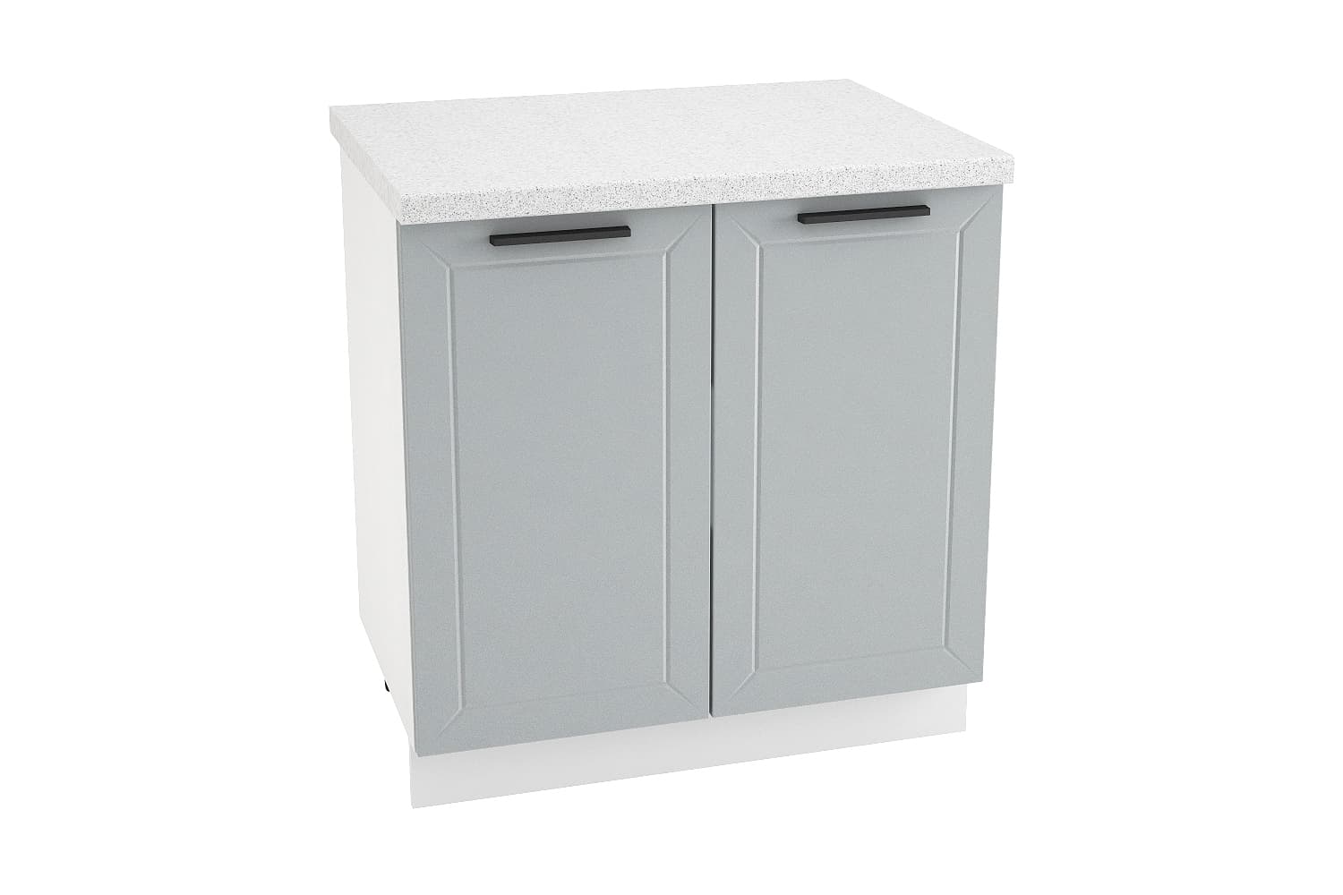 Прямая кухня 'Глетчер' глянец, белый, 3.0 м, без ручек